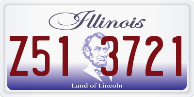 IL license plate Z513721