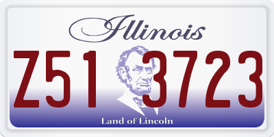 IL license plate Z513723