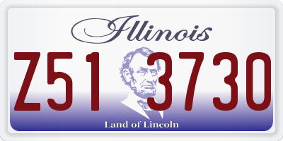 IL license plate Z513730