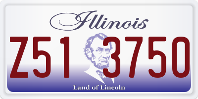 IL license plate Z513750