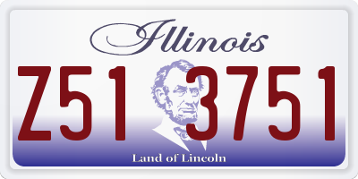 IL license plate Z513751