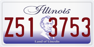 IL license plate Z513753