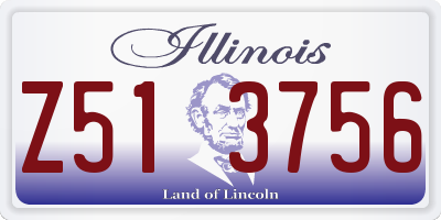 IL license plate Z513756