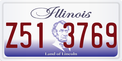 IL license plate Z513769