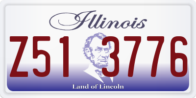 IL license plate Z513776