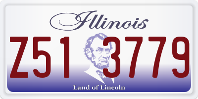 IL license plate Z513779