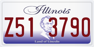 IL license plate Z513790