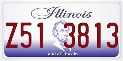 IL license plate Z513813