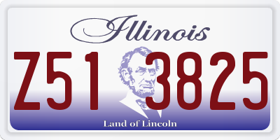 IL license plate Z513825