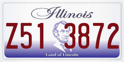 IL license plate Z513872