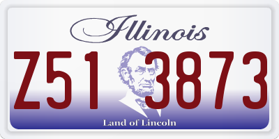 IL license plate Z513873