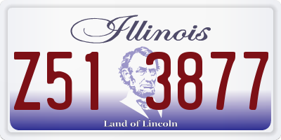 IL license plate Z513877