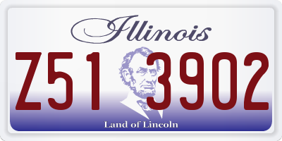 IL license plate Z513902