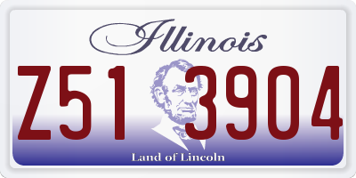 IL license plate Z513904