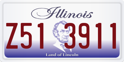 IL license plate Z513911