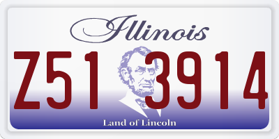 IL license plate Z513914