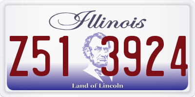 IL license plate Z513924