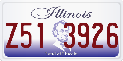 IL license plate Z513926