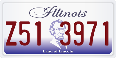 IL license plate Z513971