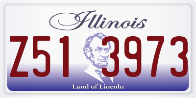 IL license plate Z513973
