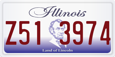 IL license plate Z513974