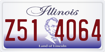 IL license plate Z514064