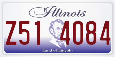 IL license plate Z514084