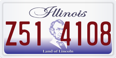 IL license plate Z514108