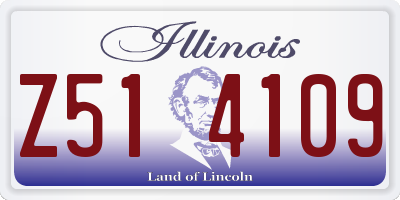 IL license plate Z514109
