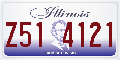 IL license plate Z514121