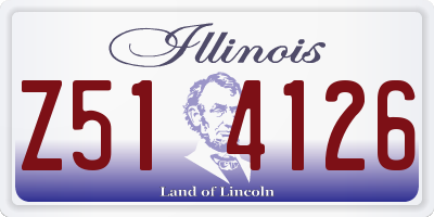 IL license plate Z514126