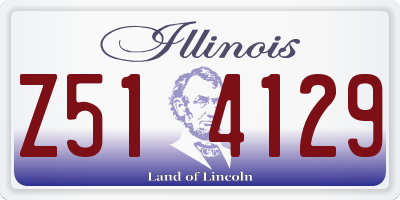 IL license plate Z514129