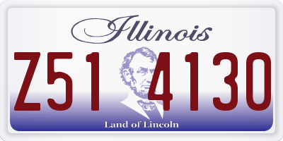 IL license plate Z514130