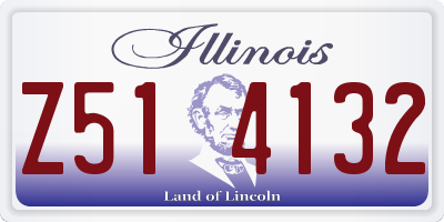 IL license plate Z514132