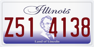 IL license plate Z514138