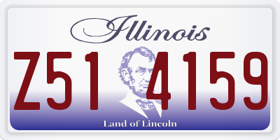 IL license plate Z514159