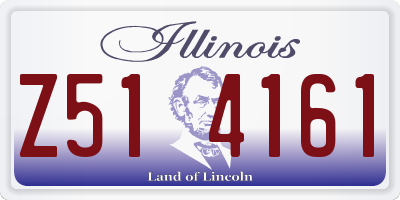 IL license plate Z514161