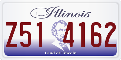 IL license plate Z514162