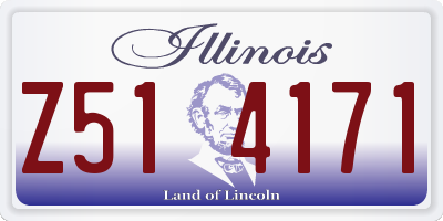 IL license plate Z514171