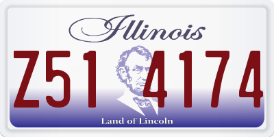 IL license plate Z514174
