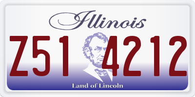 IL license plate Z514212