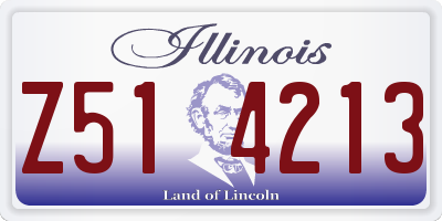 IL license plate Z514213
