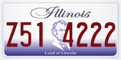 IL license plate Z514222