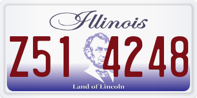 IL license plate Z514248