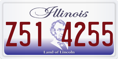IL license plate Z514255