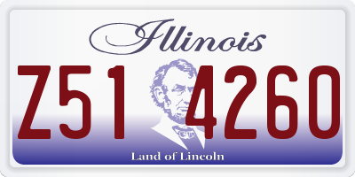 IL license plate Z514260