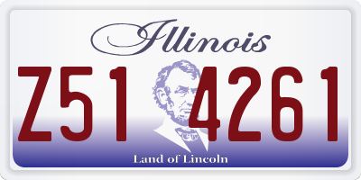 IL license plate Z514261