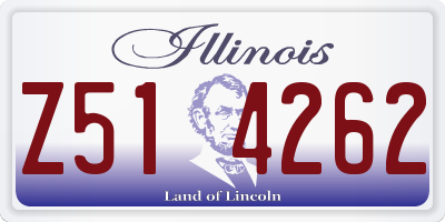 IL license plate Z514262