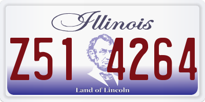 IL license plate Z514264