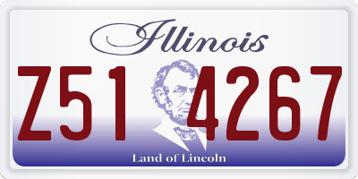 IL license plate Z514267